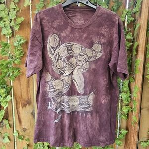 The Mountain Maroon Snake Burgundy Graphic T-Shirt